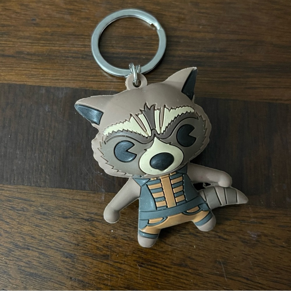 MONOGRAM MARVEL SERIES 1 FIGURAL KEYRING ROCKET RACOON‎